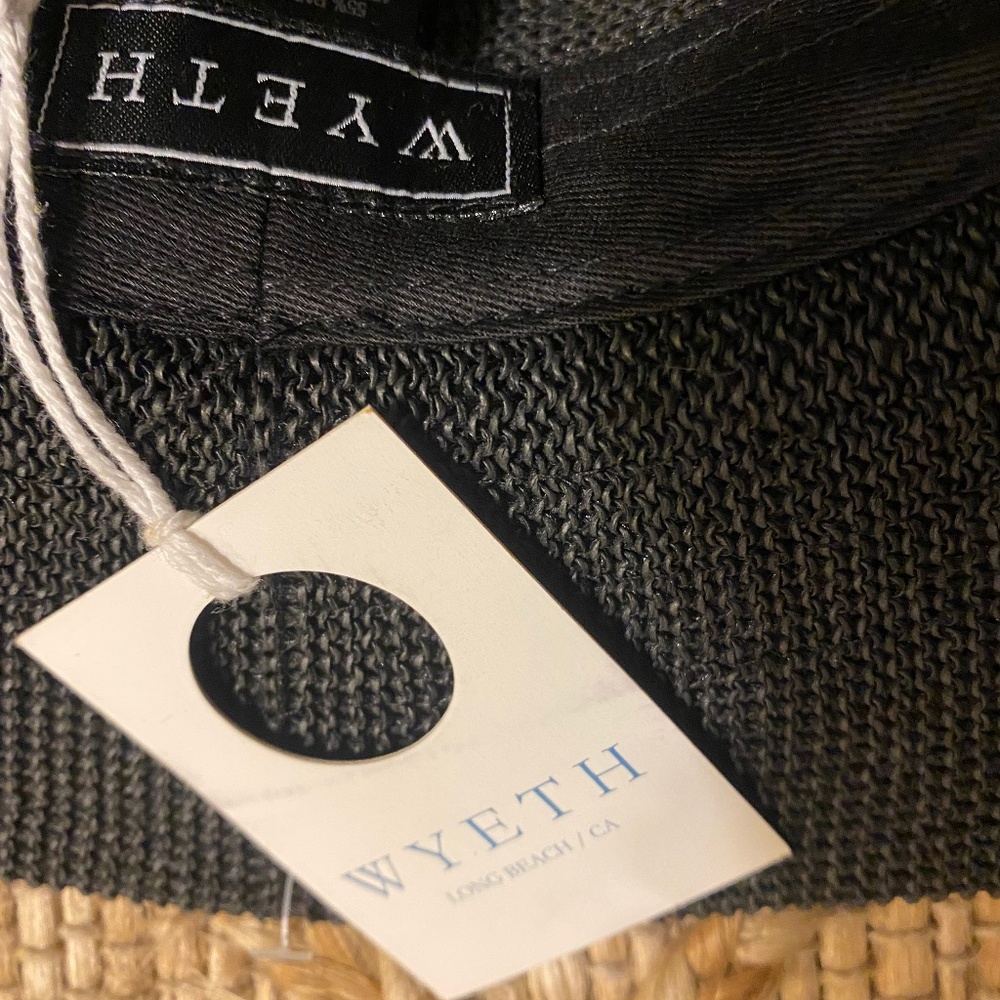 WYETH NEW TAGS BLACK SUN HAT